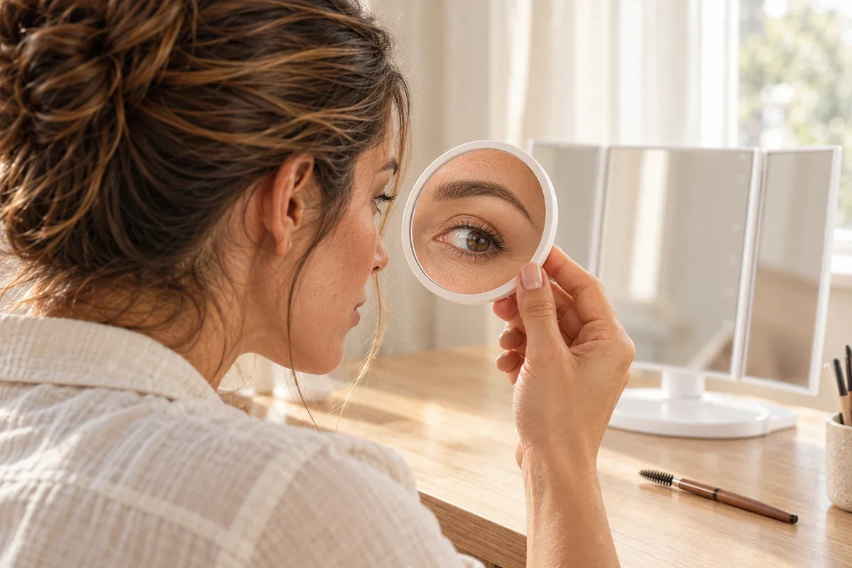 How to Use 1X, 5X, 10X , 20X Magnifying Makeup Mirrors Correctly？