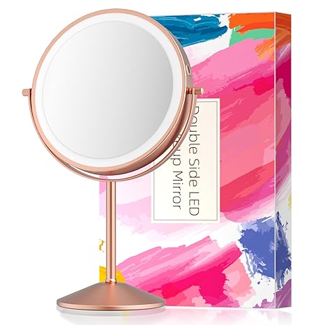 Tabletop Makeup Mirror-Metal Funtouch