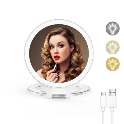 FUNTOUCH Portable LED Makeup Mirror