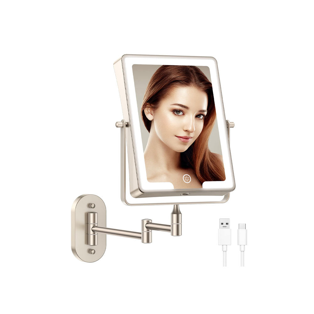 Funtouch Squar Swivel Wall Mirror for Bathroom